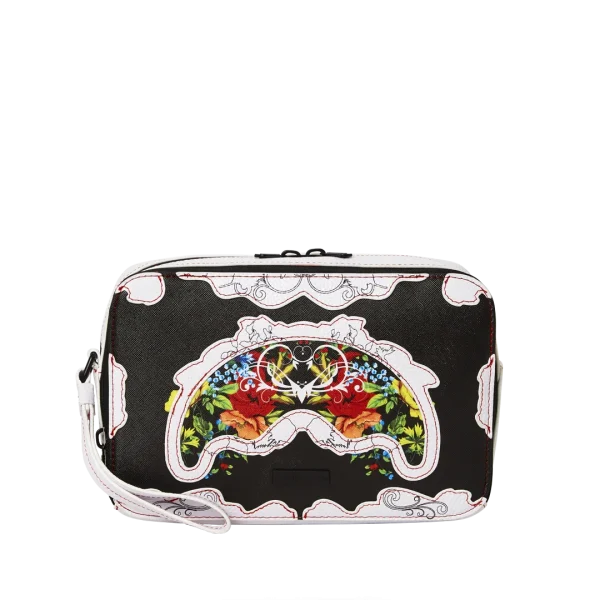 THE FLORAL CUT TOILETRY BAG