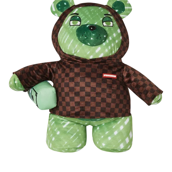 SHARKS IN PARIS FADE AWAY HOODIE MONEYBEAR TEDDYBEAR BACKPACK