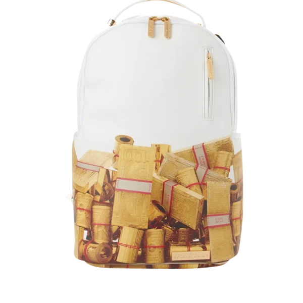 GOLD MONEY BRICKS DLXV BACKPACK