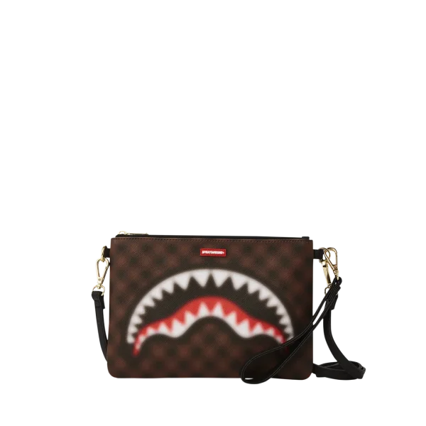 SHARKS IN PARIS BLUR EFFECT CROSSOVER CLUTCH