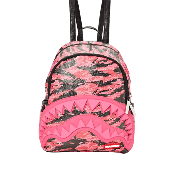 PINK TIGER CAMO SHARKMOUTH SAVAGE BACKPACK