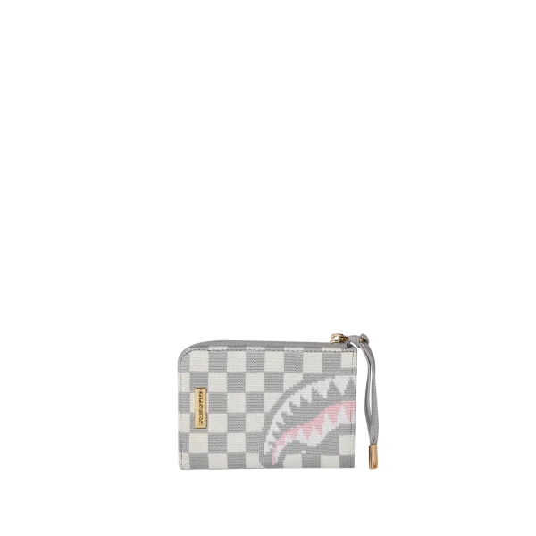 KNIT SHARKS IN PARIS IN CREAM WALLET