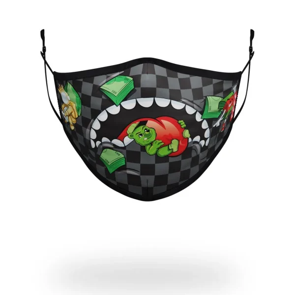 ADULT SHARK SQUAD FORM FITTING FACE MASK