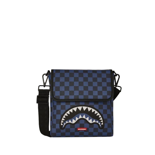 MIDNIGHT MAGIC SHARKS IN PARIS MESSENGER SLING BAG