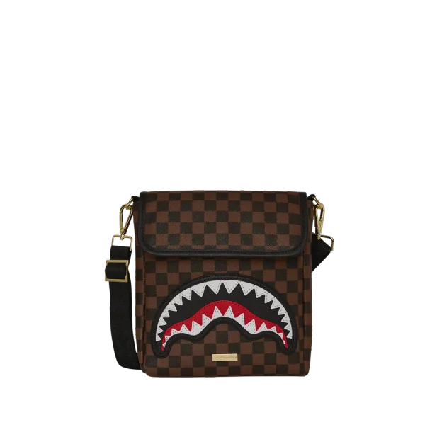 SAWTOOTH SHARKS IN PARIS MESSENGER SLING