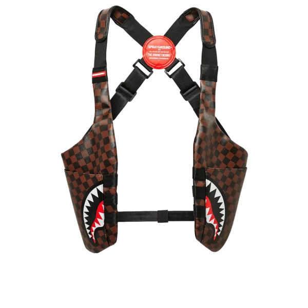 SIDE SHARKS IN PARIS SHOULDER PACK