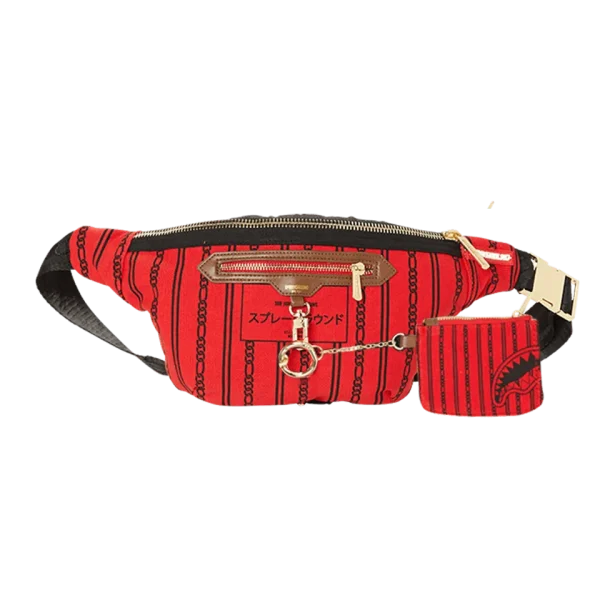 REVERSE SHARKS IN PARIS CROSSBODY (RED)