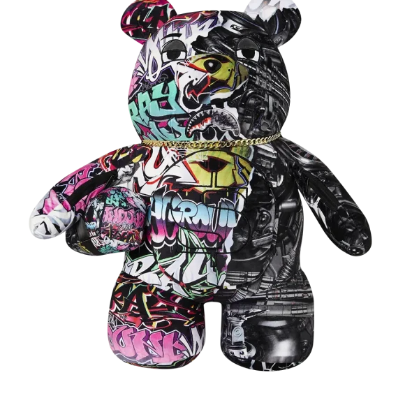 NEW CITY ANDROID MONEYBEAR TEDDYBEAR BACKPACK