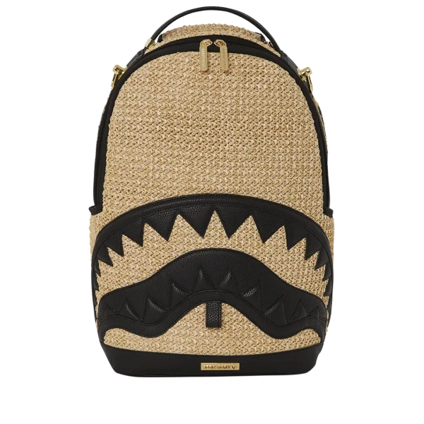 RAFFIA PALM BACKPACK