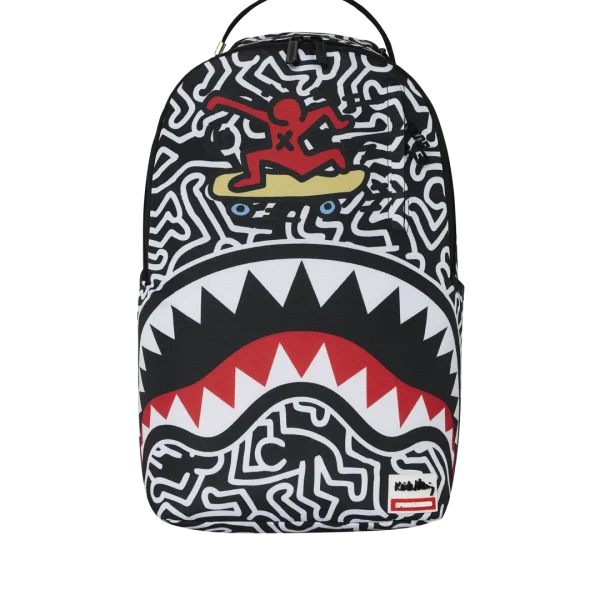 KEITH HARING SKATER SHARK DLXSR BACKPACK