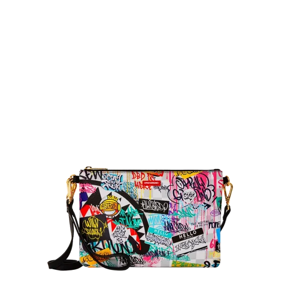 CREATE ANOTHER DAY CROSSOVER CLUTCH W/ SHOULDER STRAP